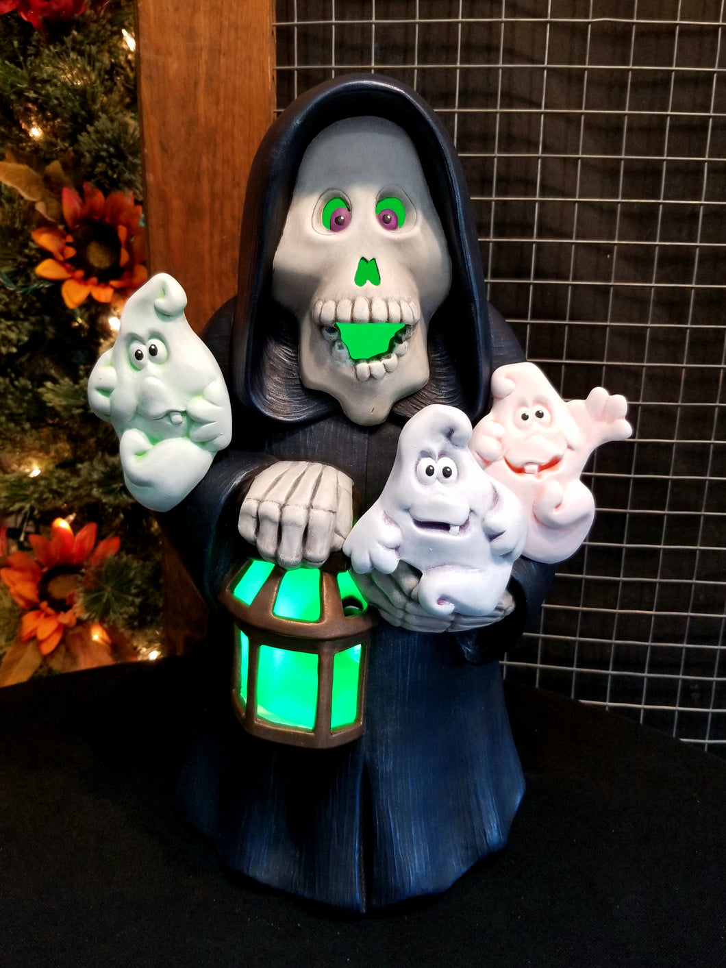 Grim the Reaper with Ghostly Pals